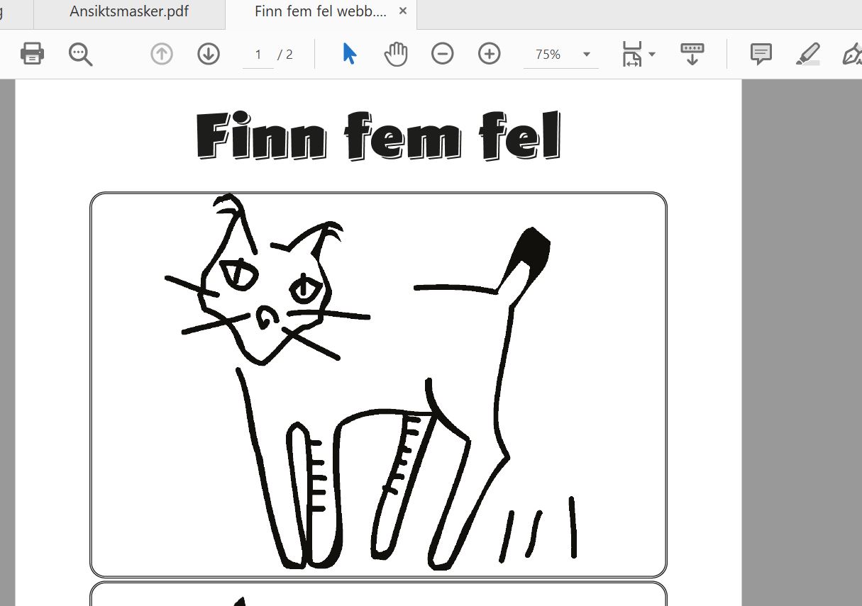 Finn fem fel